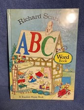 Pre Owned Vintage First Edition Richard Scarry  s ABC World Book 1971 Abridged