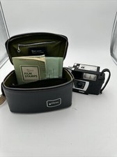Triad Fotron III Film Camera 1960s with Leather Case.