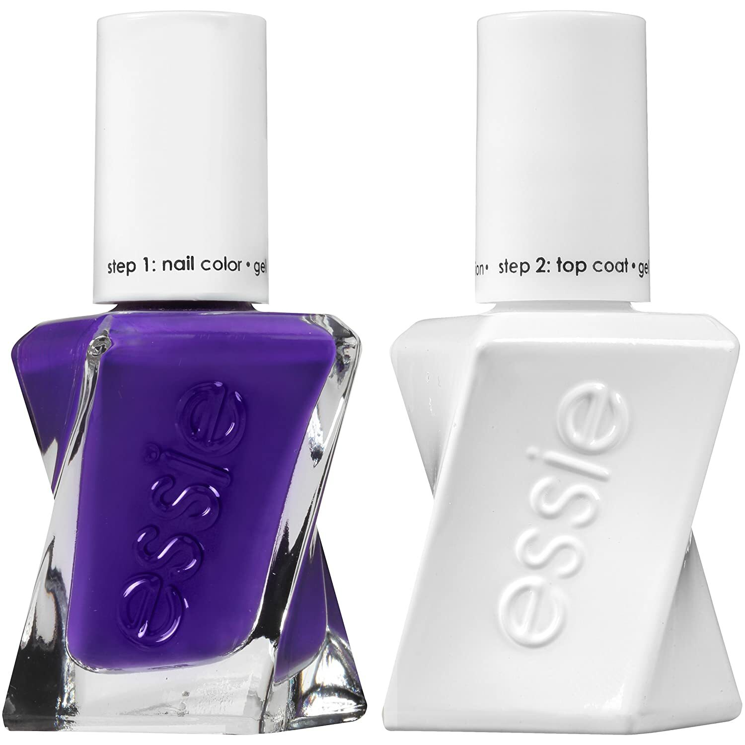 model clicks, essie gel couture longwear nail polish