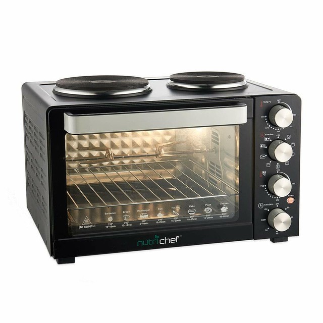 Nutrichef Kitchen Convection Electric Countertop Rotisserie