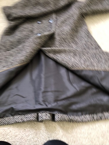 Women’s Coat Size Medium Burton Of London Double Breasted - Picture 7 of 8