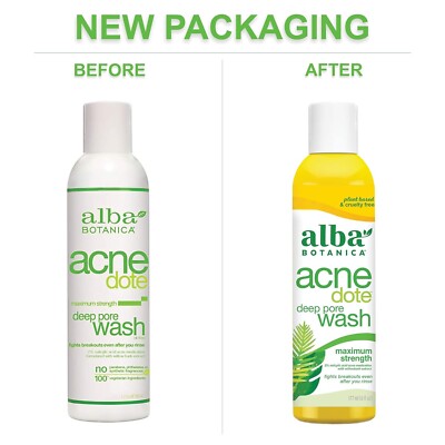 Alba Botanica Acnedote Maximum Strength Deep Pore Wash, 6 Oz Exp 2/2022