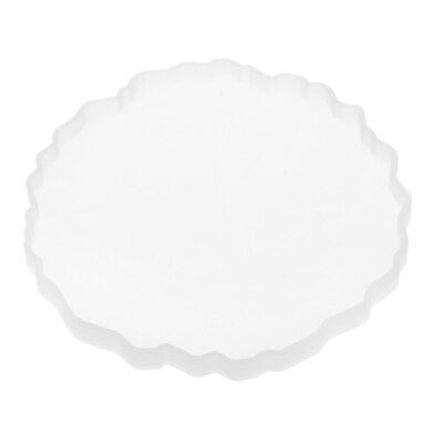 Gussform für Epoxidharz 5.12''x5.12''x0.39'' Silikon Druse Gieß Schalenform