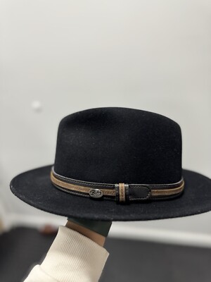 Bailey of Hollywood Men L Black Wool Hat 