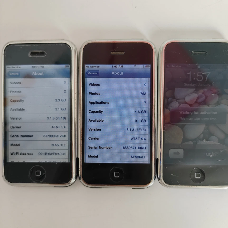 Apple iPhone 1st Generation 2G 2.5'' 2MP 4GB 8GB 16GB iOS Low price wholesale - Image 3 of 4