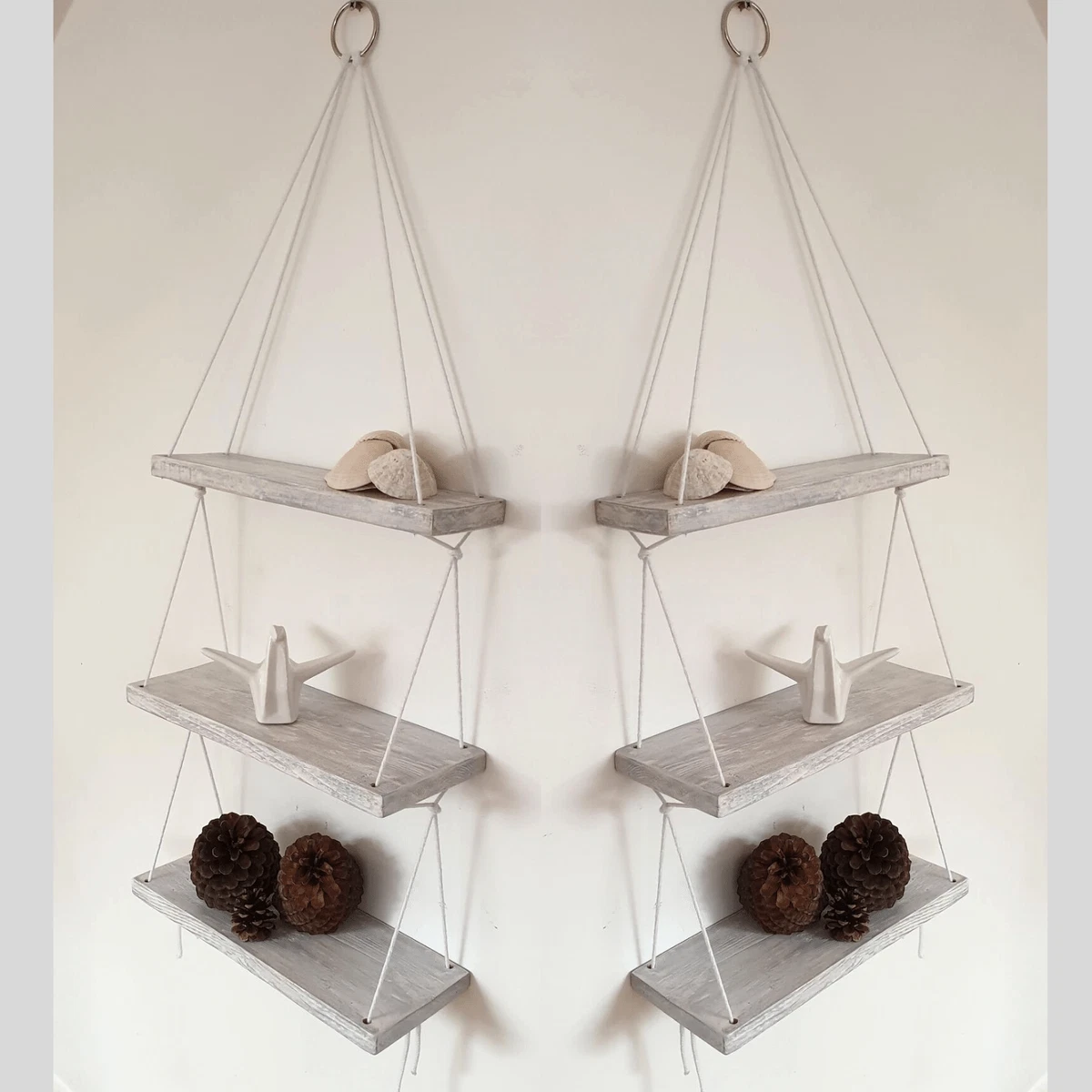 White washed ladder shelf online