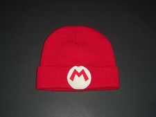 Culturefly Red 2017 Super Mario Logo Beanie Hat