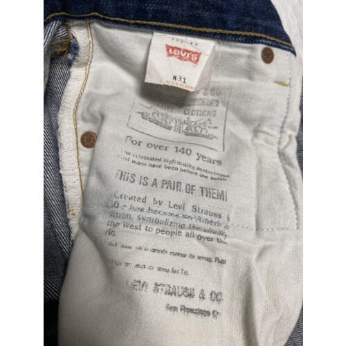 Rare Levi's 702-XX Jeans, Cinch Back, Red Ear, 140th Rare Levi's 702-XX Jeans, Cinch Back, Red Ear, 140th
