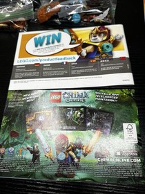 Lego Chima Sir Fangar&rsquo;s Ice Fortress 70147 100% Complete W Manual No Box A3