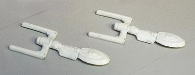 CLASSIC FASA STAR TREK ORION WANDERER SHIP SET (FASA, METAL, PRIMED)