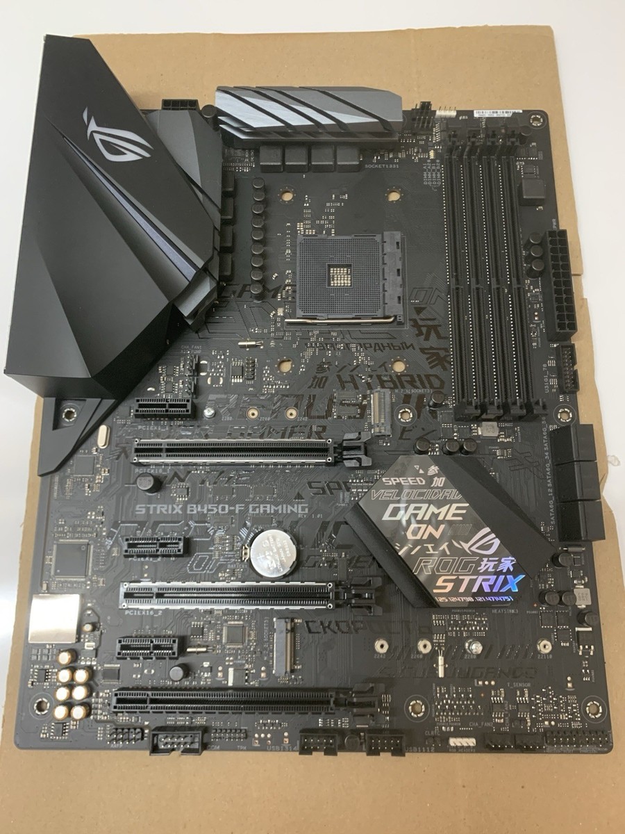 ASUS ROG STRIX B450-F GAMING AM4 AMD B450 DDR4 PCIE 3.0 NVMe ATX