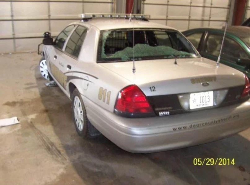 (LOCAL PICKUP ONLY) Driver Front Door Without Armored Option Fits 03-11 CROWN VI Foto 3 de 4