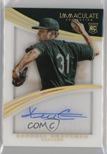 2015 Immaculate Shadowbox Signatures Holo Gold 20/25 Kendall Graveman Auto 7eo