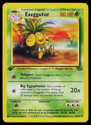 Exeggutor 35/64 Jungle Uncommon Pokemon TCG Card