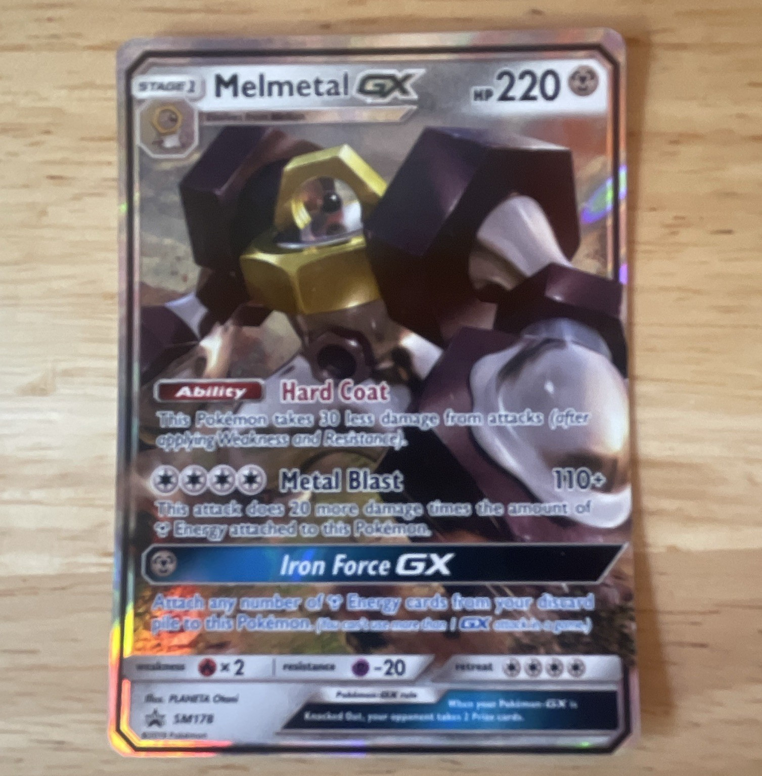 Pokémon TCG Melmetal GX SM178 SM Holo Promo English 220 HP