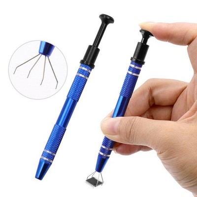 IC Chip Grabber Tool 4-Claw Pick-Up Pen for BGA Repair Electronic Components