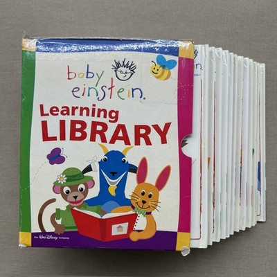 Set of 12 Baby Einstein Learning Library HC Book Box Set HC Art Shapes Colors +