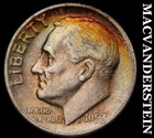 1953-S Silver Roosevelt Dime - Scarce  Better Date  Color  No Reserve  #i741