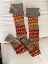 Colorful Ladies Leg Warmers 1980