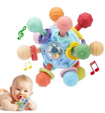 Montessori Baby Teether Toys  Sensory Rattles  0  12 Months