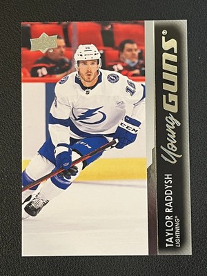Taylor Raddysh 2021-22 Upper Deck Series 2 Young Guns Rookie RC Lightning