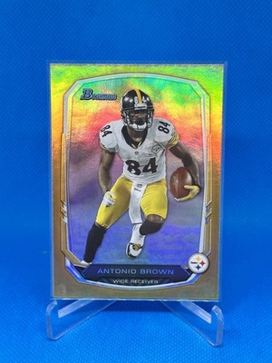 2013 Bowman - Antonio Brown #7 Gold /75 