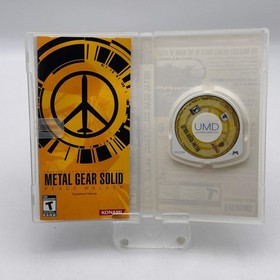 Metal Gear Solid: Peace Walker PlayStation Portable PSP - Used With Box
