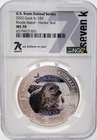 2022 S $5 U.S. State Animal Rhode Island Harbor Seal NGC MS70 Lot.H36
