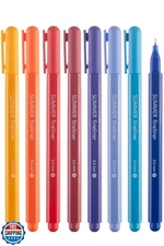 DIVERSEBEE Fine Tip Pens, 8 Bible Pens No Bleed Through, Assorted Colors, 0.5