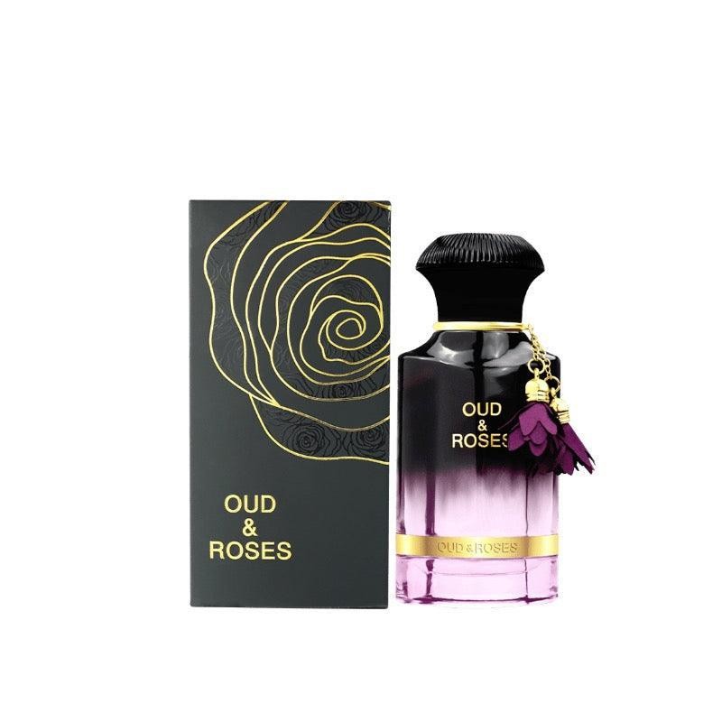 Ahmed Al Maghribi Oud & Roses Perfume - 60ml Long-Lasting Arabian Fragrance