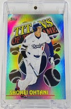 Shohei Ohtani RARE REFRACTOR INVESTMENT CARD TOPPS HOLO FOIL DODGERS MVP MINT