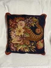 Elizabeth Bradley Needlepoint Pillow