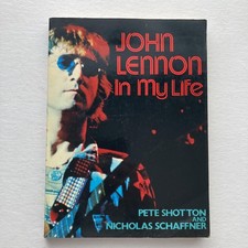 Vintage John Lennon In My Life Shotton Schaffner Stein & Day Black PB 1983 USA