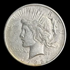 1922-D Peace Silver Dollar XF+