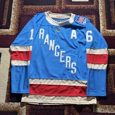 NEW YORK RANGERS CENTENNIAL FANATICS AUTHENTIC PRO HOCKEY JERSEY 16 Sz 50