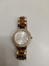 Geneva Boyfriend watch 2328 WithBling Acrylic Band And Case New Battery