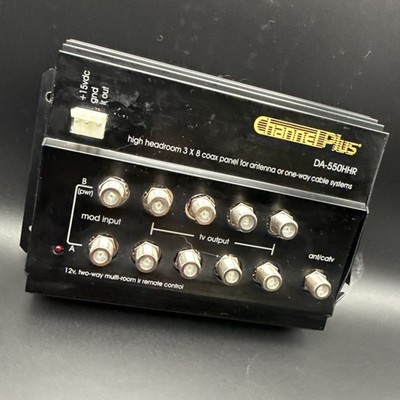 Model DA-550HHR High-headroom RF Distribution Amplifier with 12-Volt IR