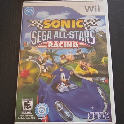 SEGA Sonic & Sega All-Stars Racing Nintendo Wii Racing 2010 E10+ Manual Included