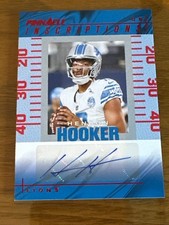 2024 Panini Encore - AU/ 50 Pinnacle Inscriptions Hendon Hooker #PI-HHR Blue