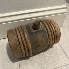 Original 18th C Revolutionary War Wooden Canteen Rare Wood Keg