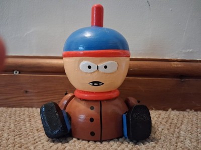 Damaged Handmade Wooden South Park Figure - Stan Marsh - 7'' Tall 