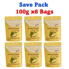 6x Durian Powder Monthong Natural No Sugar Sweet Creamy Bakery Dessert Ice cream