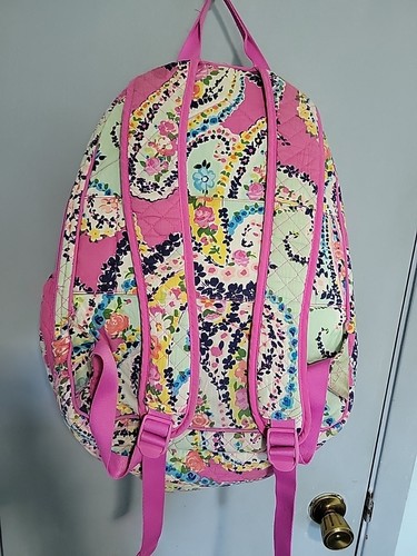 Vera bradley Campus backpack Wildflower Pink paisley print - Picture 14 of 21