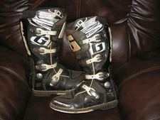 GAERNE SG-10 Mens Sz US 11 White/Black Motocross Dirtbike Motorcycle Boots Italy