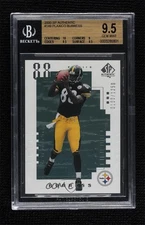 2000 SP Authentic 100/1250 Plaxico Burress #149 BGS 9.5 GEM MINT Rookie RC 3y4