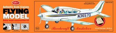 Guillows Model Kit - Beechcraft Musketeer Plane - 1:20 Maßstab - 308 (US IMPORT)