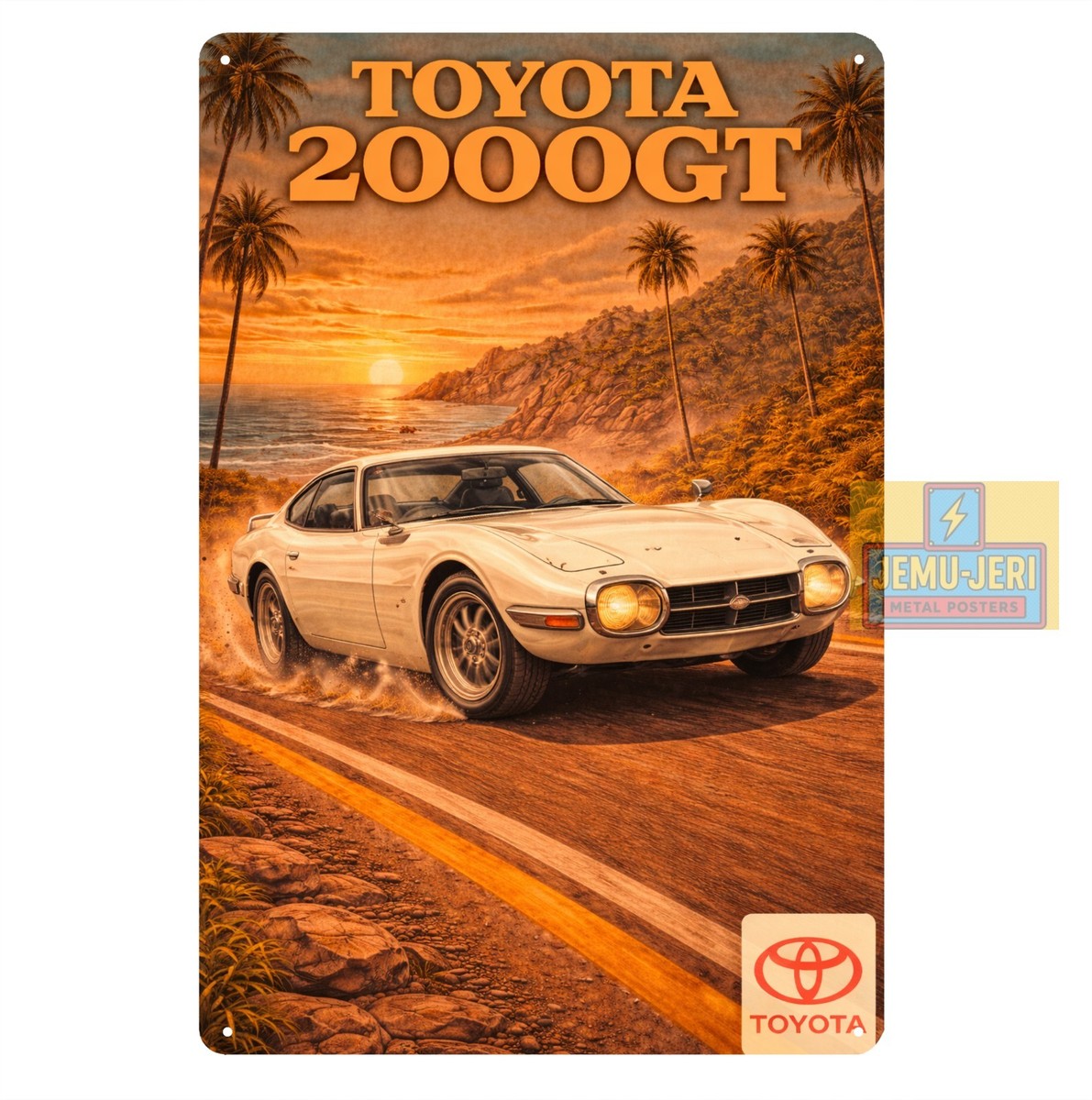 Toyota 2000Gt Car Metal Poster - Tin Sign - Size:20x30cm | eBay