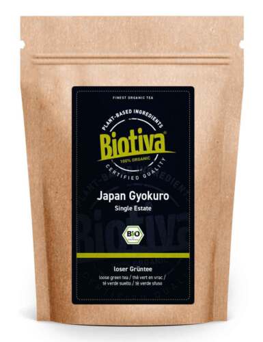 Japan Gyokuro Bio 100g Biotiva (199,90 EUR/kg) - Afbeelding 1 van 8