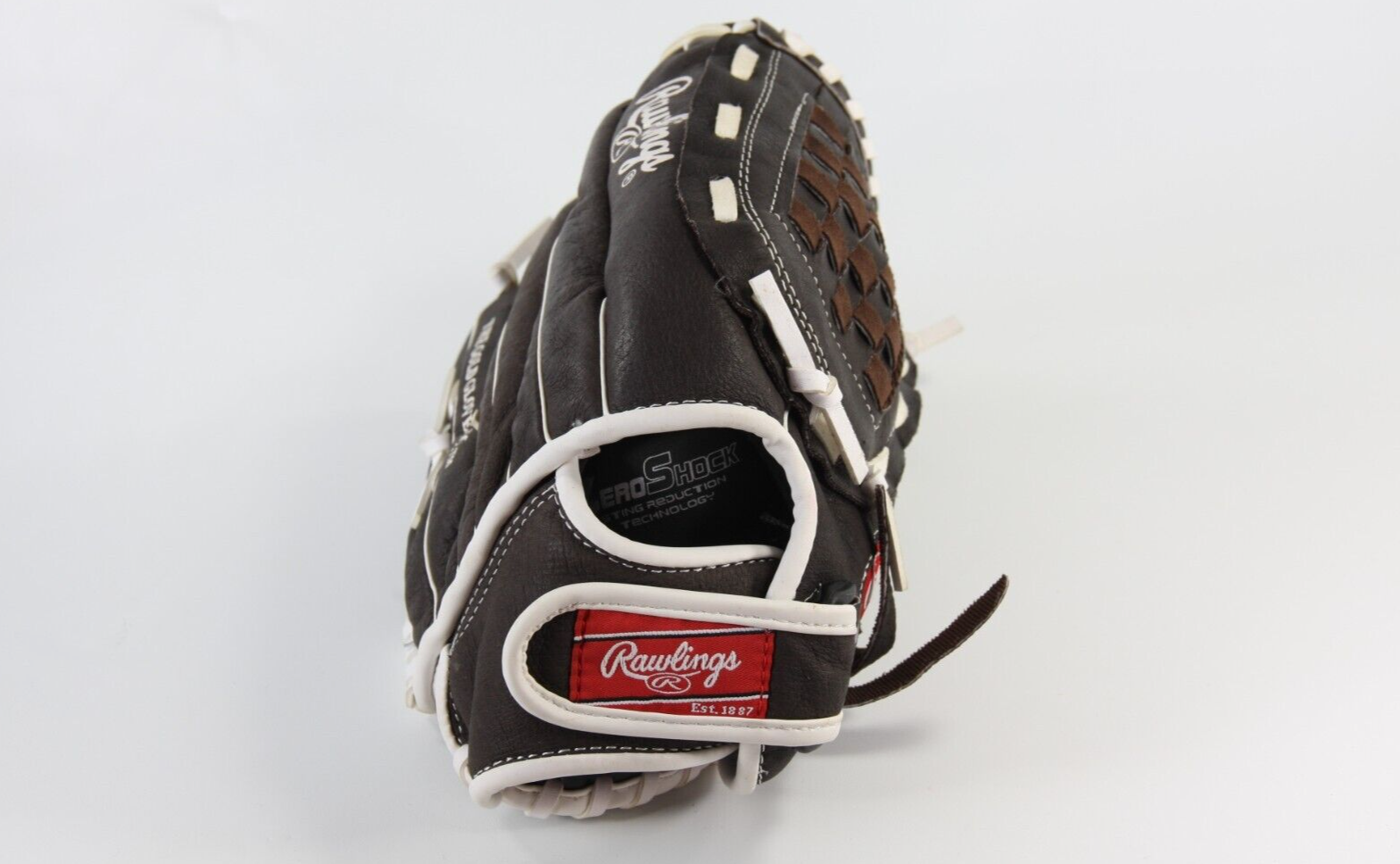 Rawlings HFP120BRW Girl's 12inch Leather Righthanded Softball Glove