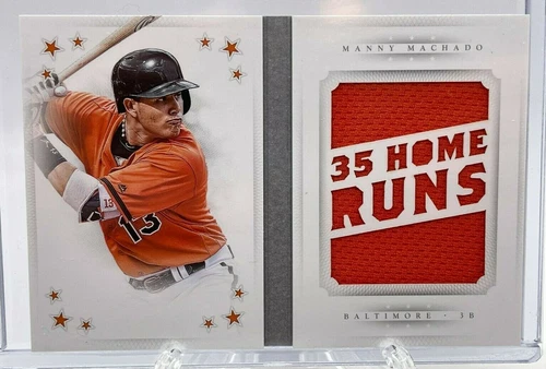 Manny Machado 2016 National Treasures Stars Booklet Materials Jumbo 35 HR  /25